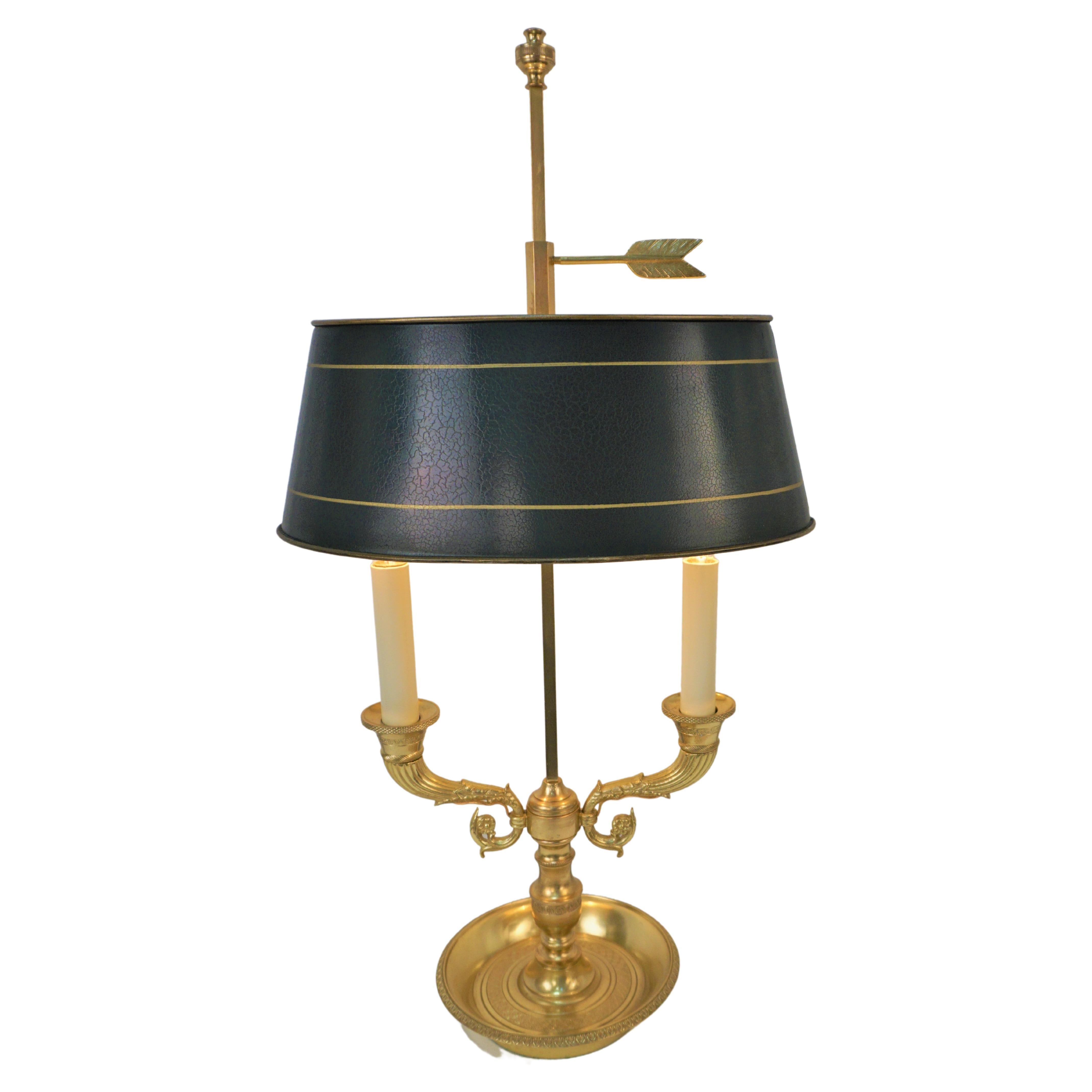 Lampe de bureau Bouillotte du début du 20e siècle en vente
