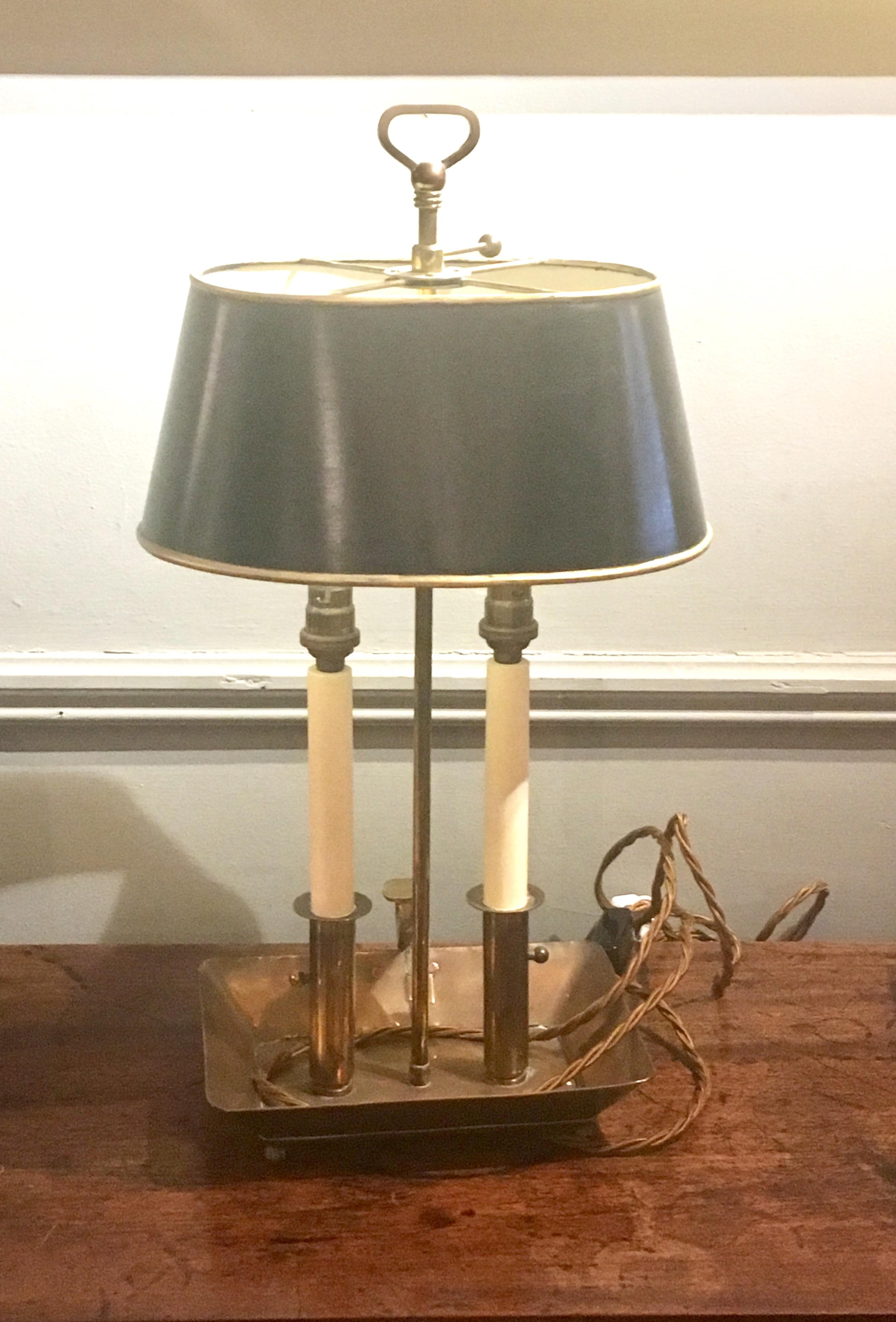 Empire Early 20th Century Bouillotte Lamp