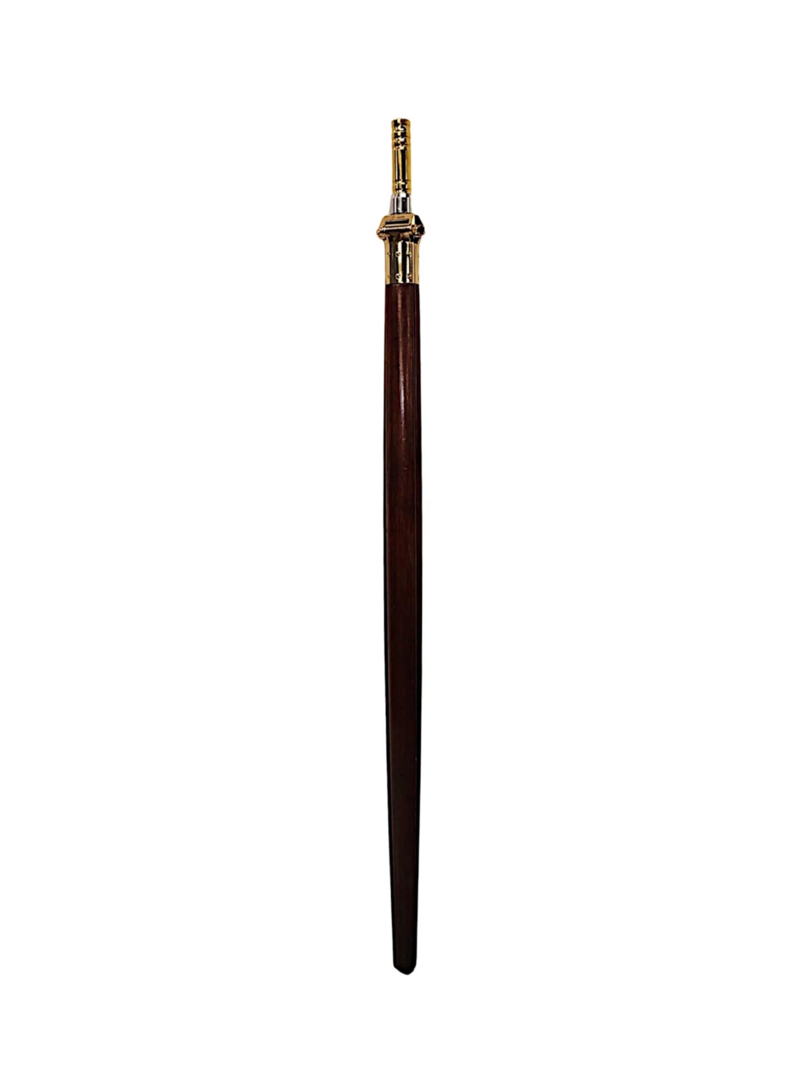 Early 20th Century Brass and Leather Coast Guard Telescope By Ottway London For Sale 5