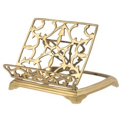 Early 20th Century Brass Book Stand 