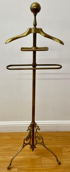 Early 20th Century Brass Gentleman's Valet