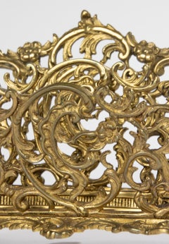 Early 20th Century Brass Letter Rack