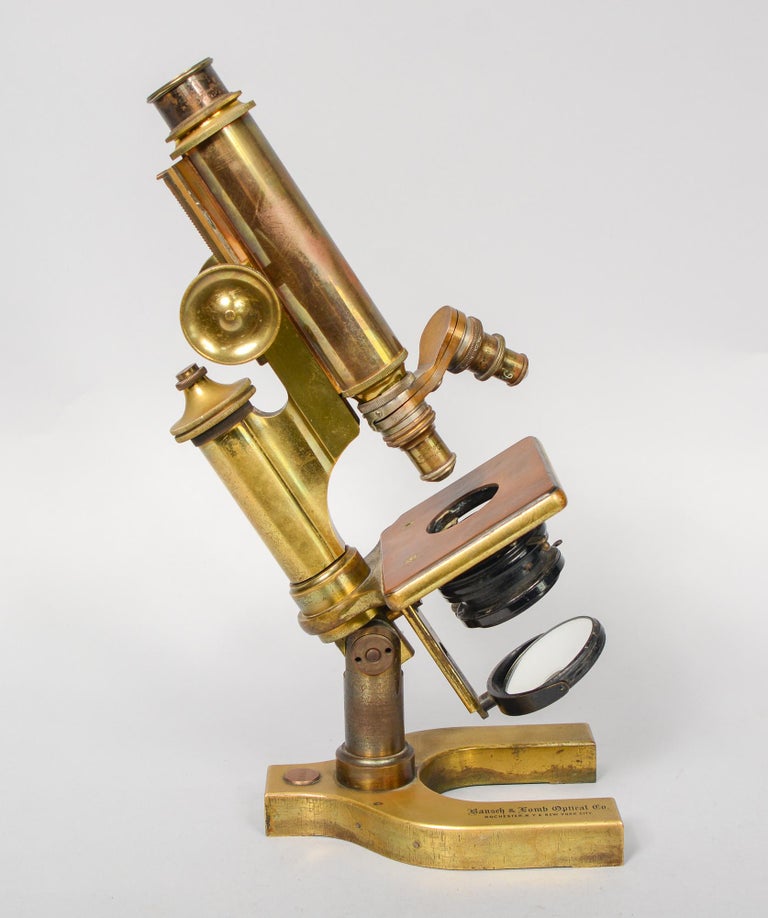 Early 20th Century Brass Microscope by Bausch and Lomb at 1stDibs | early  microscopes