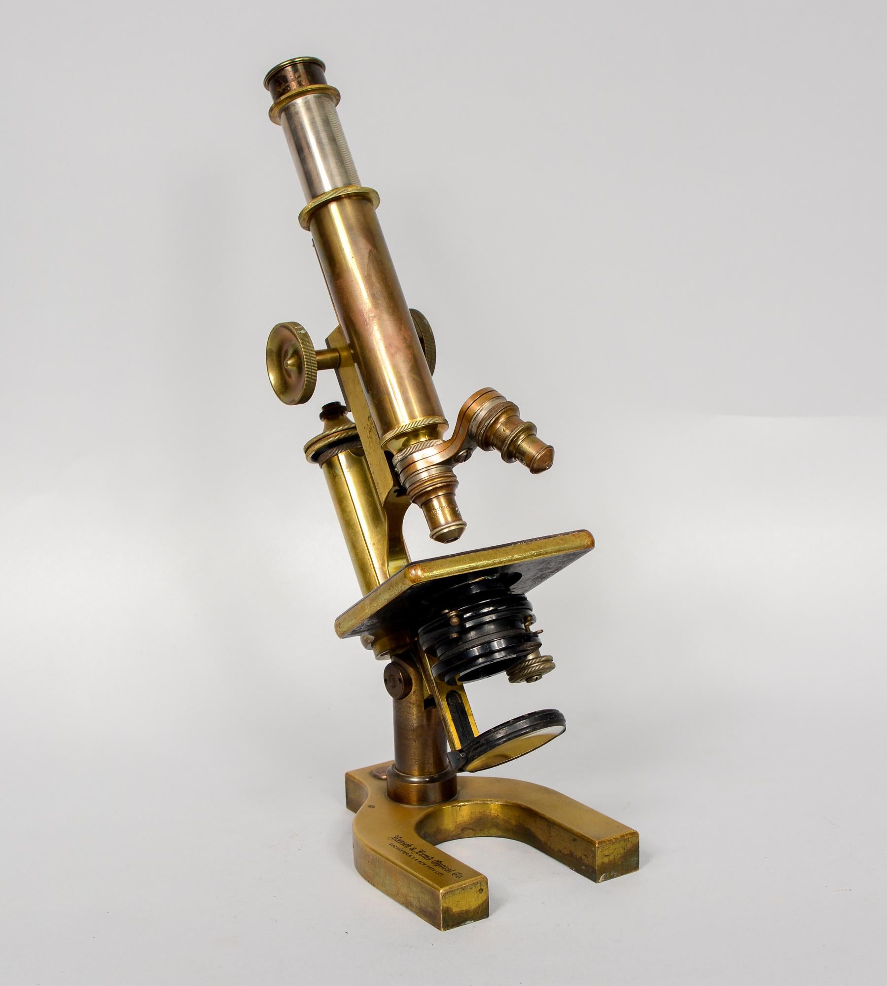 bausch and lomb microscope vintage
