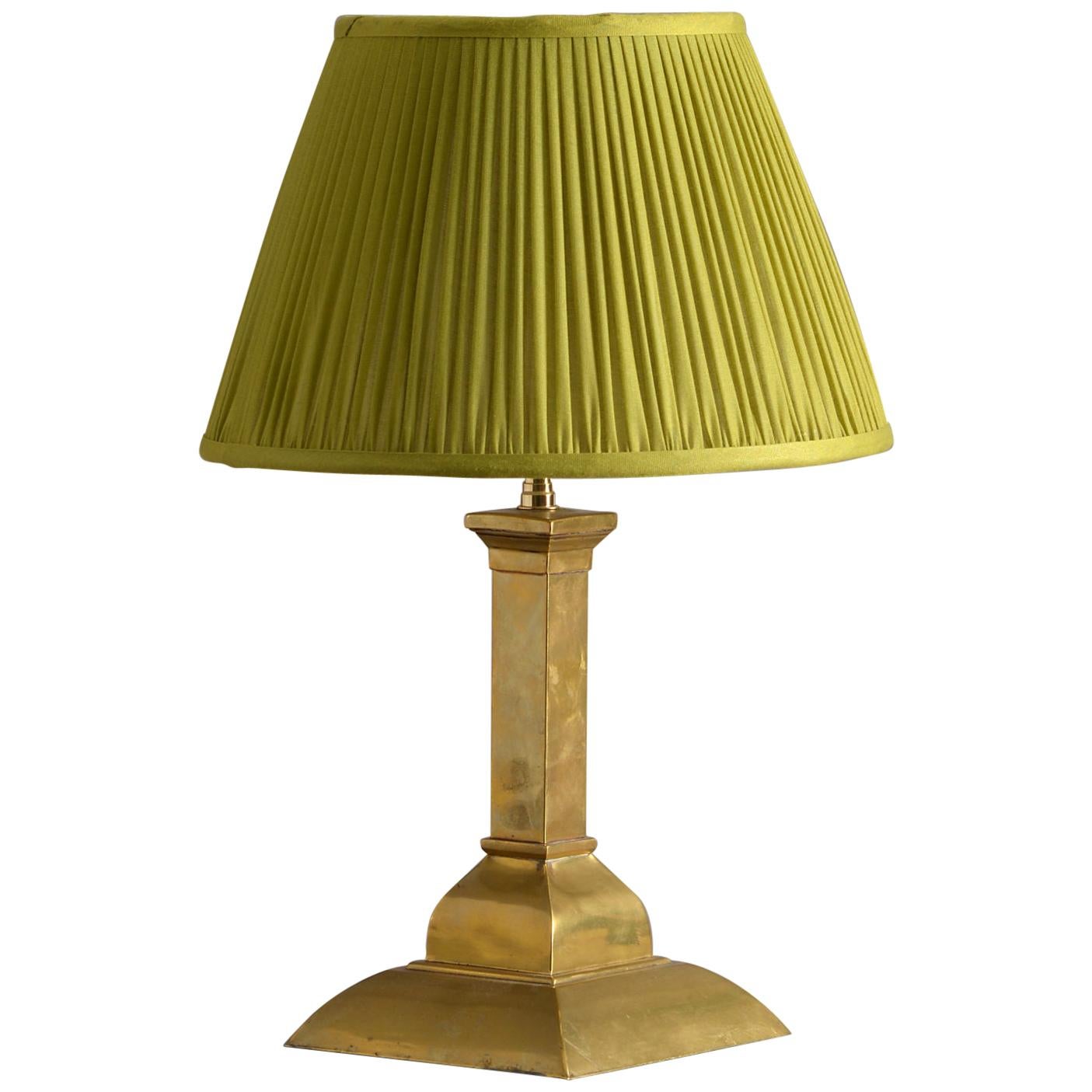 Early 20th Century Brass Table Lamp