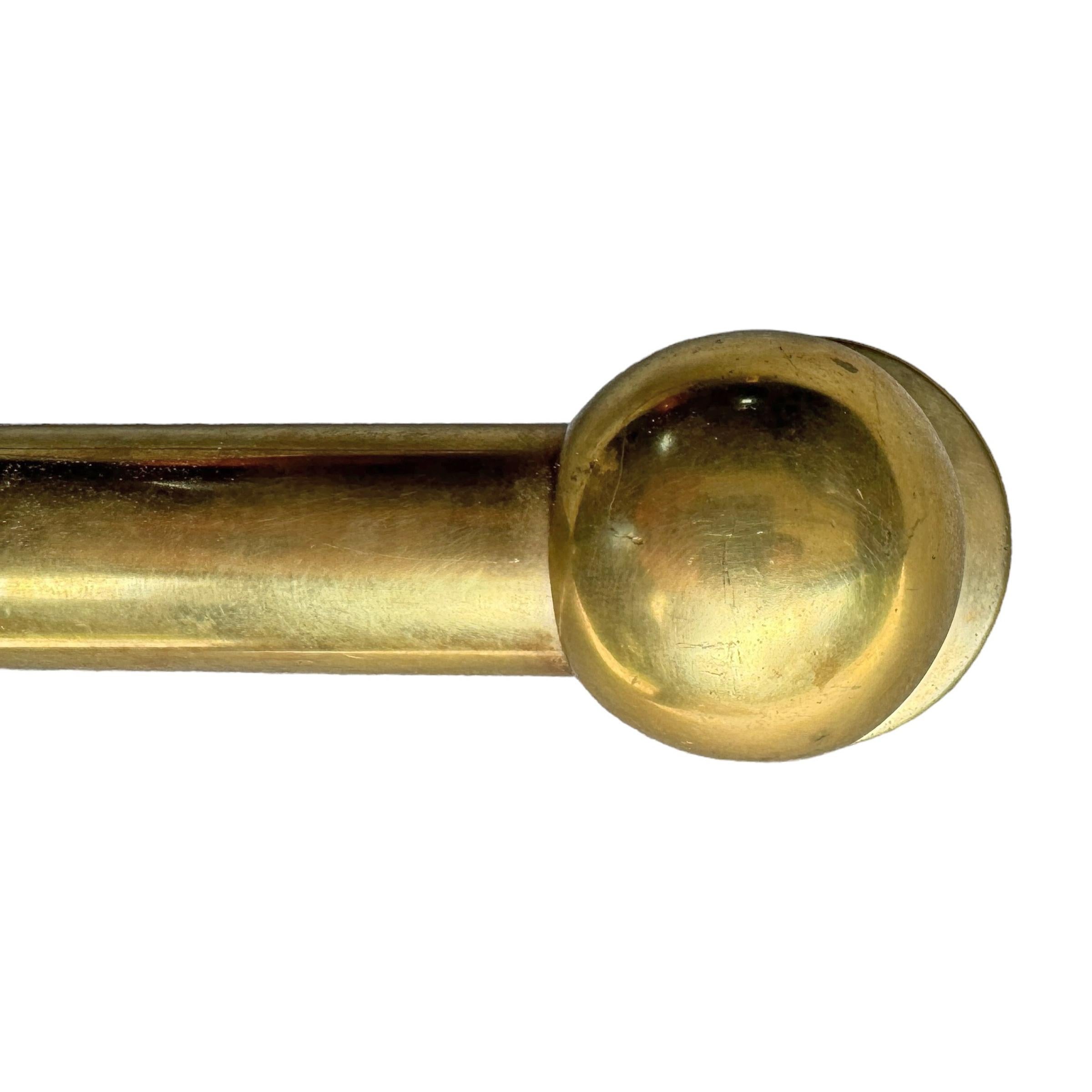 Early 20th Century Brass Towel Bar 3