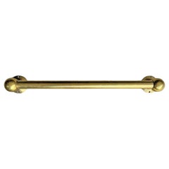 Antique Early 20th Century Brass Towel Bar