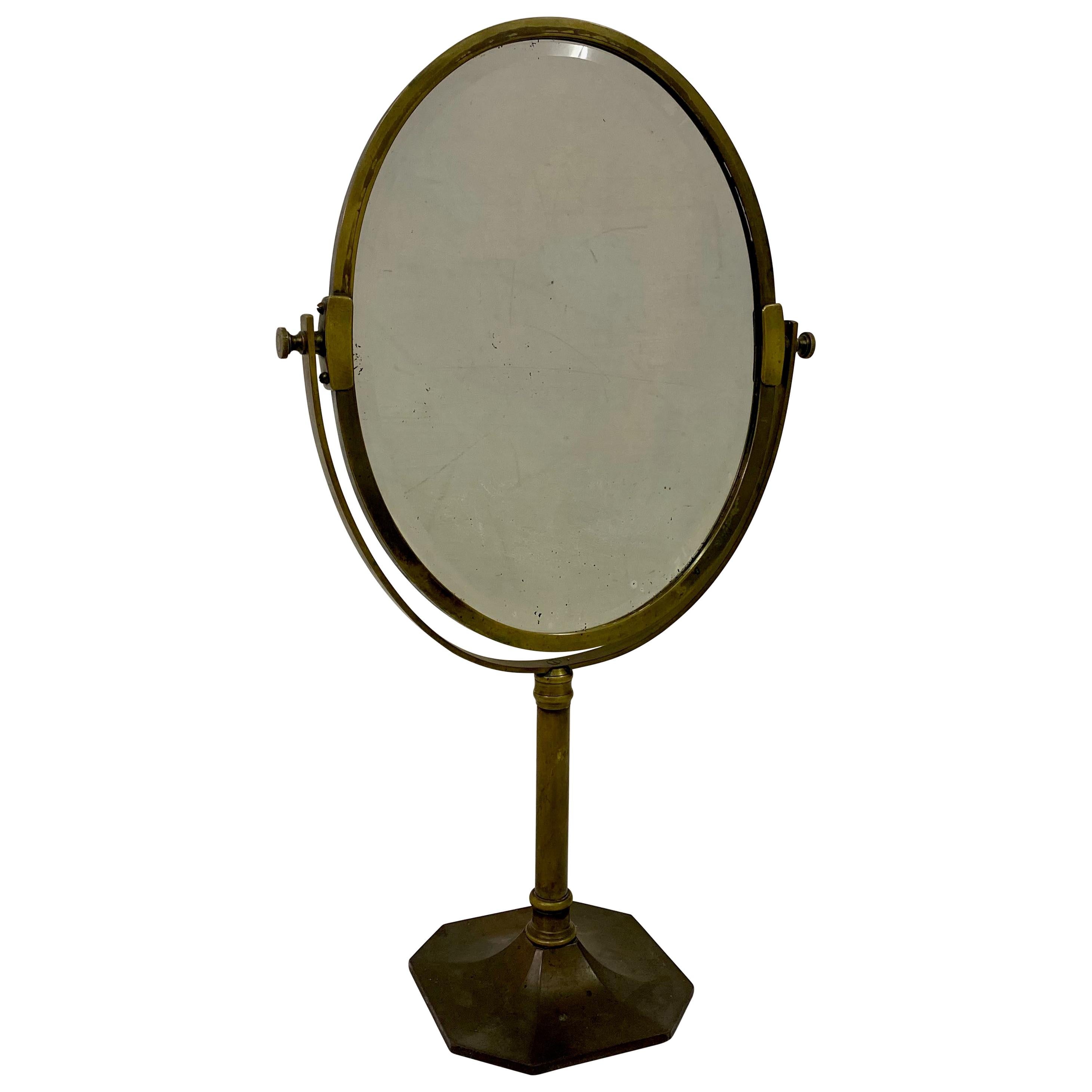 Piaget Brass Vanity Table Mirror at 1stDibs