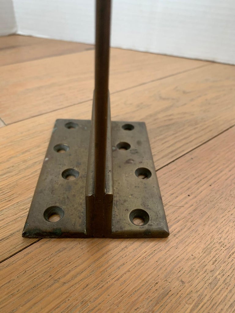 Early 20th Century Brass Wall Hanger For Sale at 1stDibs