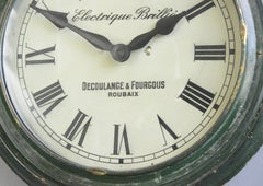 Early 20th Century Brillie School Clock, Circa 1910