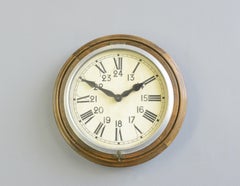 Early 20th Century Brillie School Clock, Circa 1910