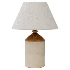 Lampe de table en céramique britannique du début du XXe siècle