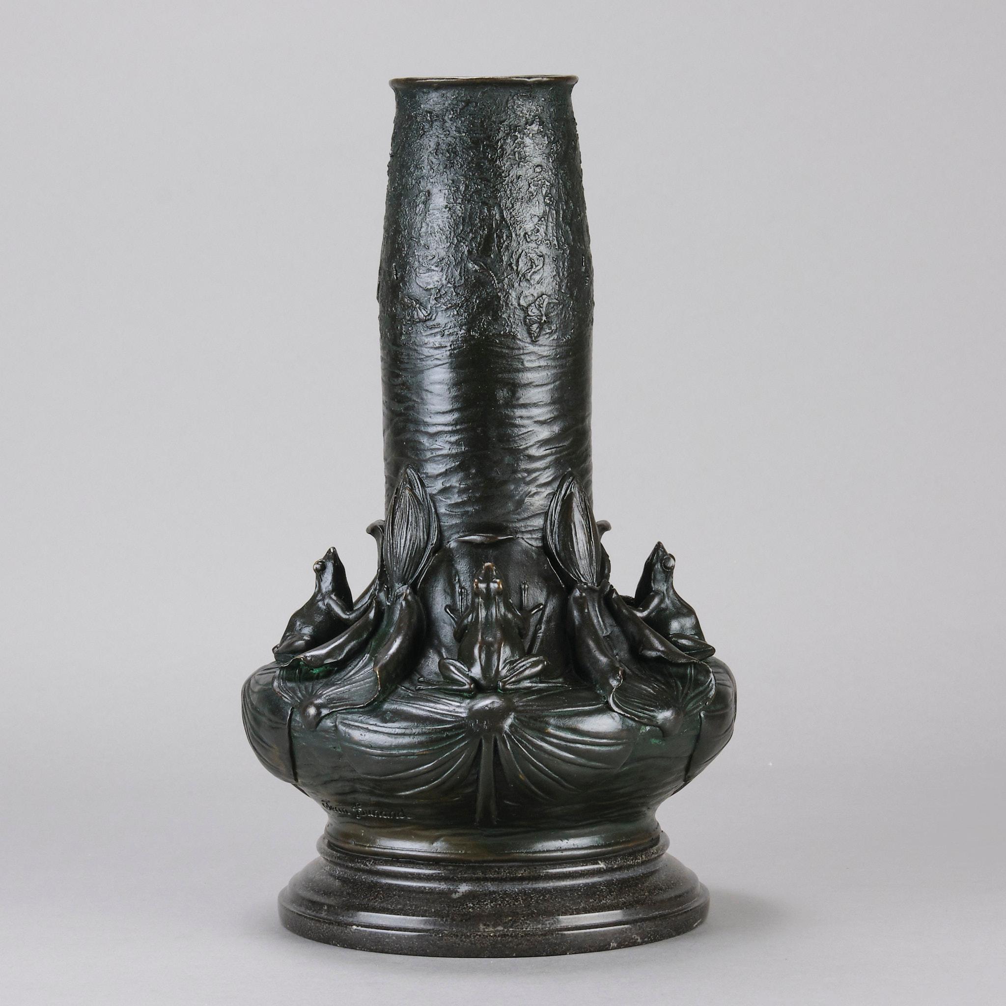 Francese Vaso in bronzo 