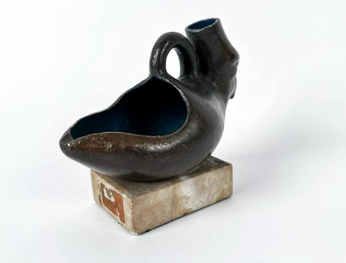 Early 20th Century Bronze Bird Sculpture For Sale 2