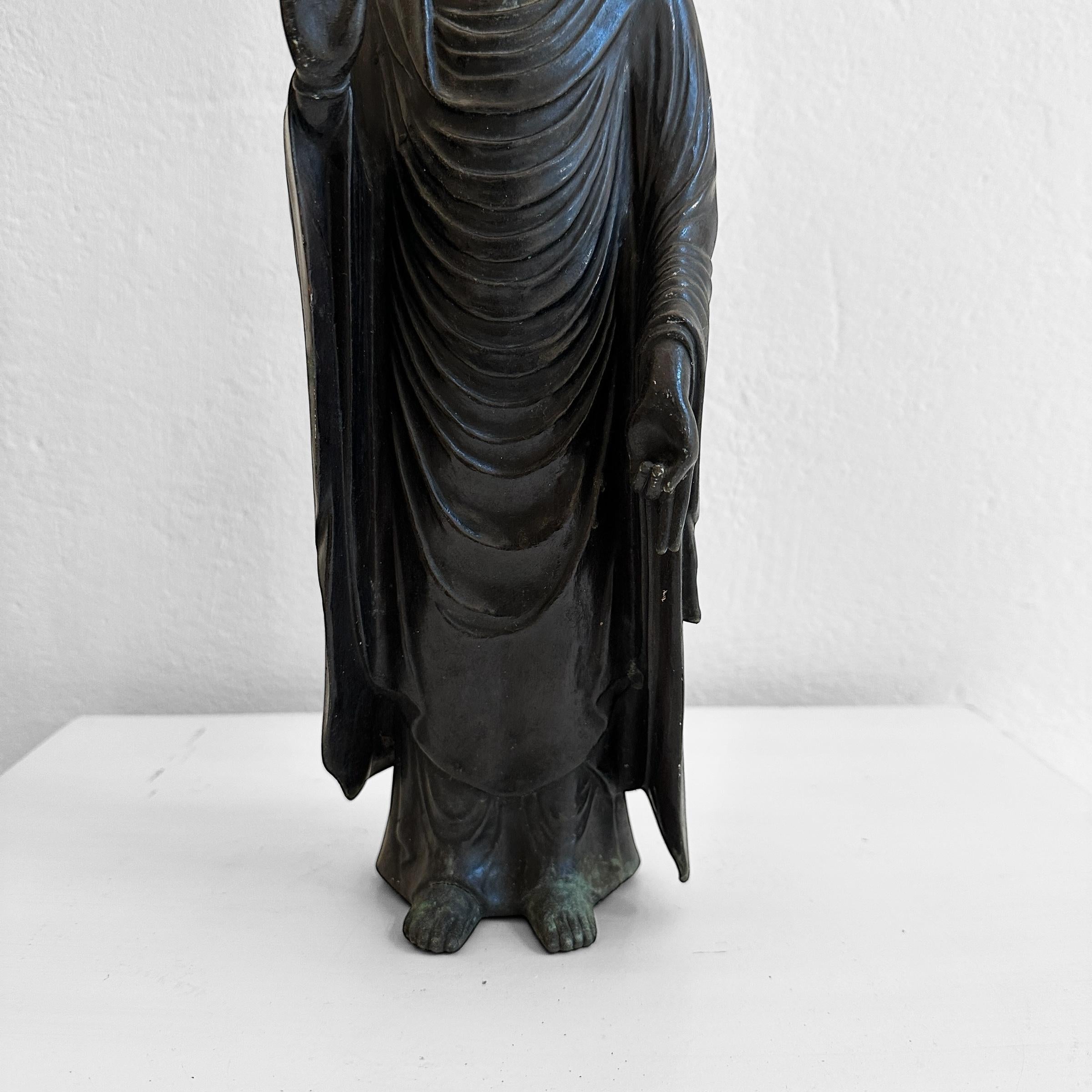 Japanese Early 20th Century Bronze Buddha Sculpture, Japan, around 1920 For Sale