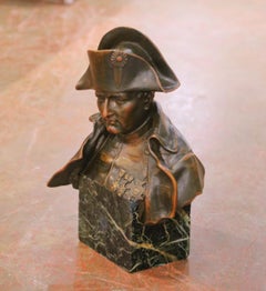 Early 20th Century Bronze Bust of Napoleon Bonaparte by Raphael Nannini