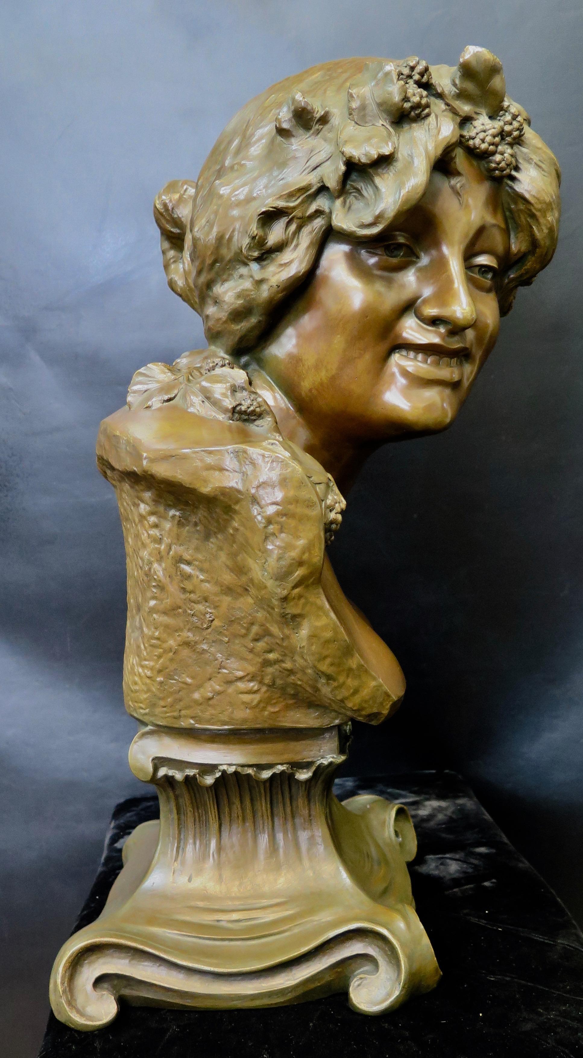 French Early 20th Century Bronze by J. Rispal For Sale