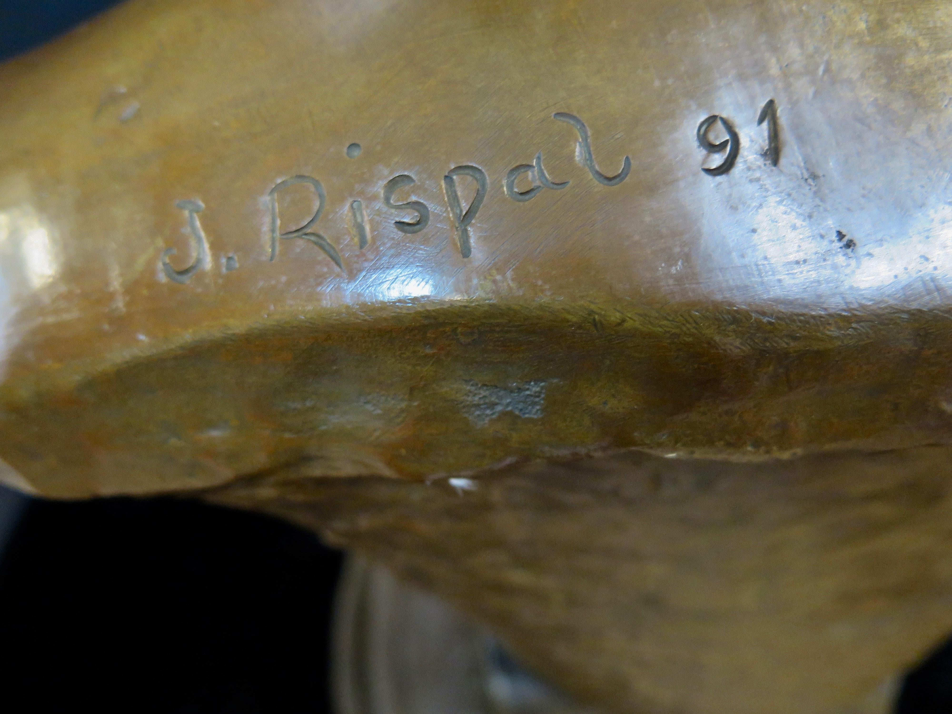 Bronze des frühen 20. Jahrhunderts von J. Rispal (Spätes 19. Jahrhundert) im Angebot