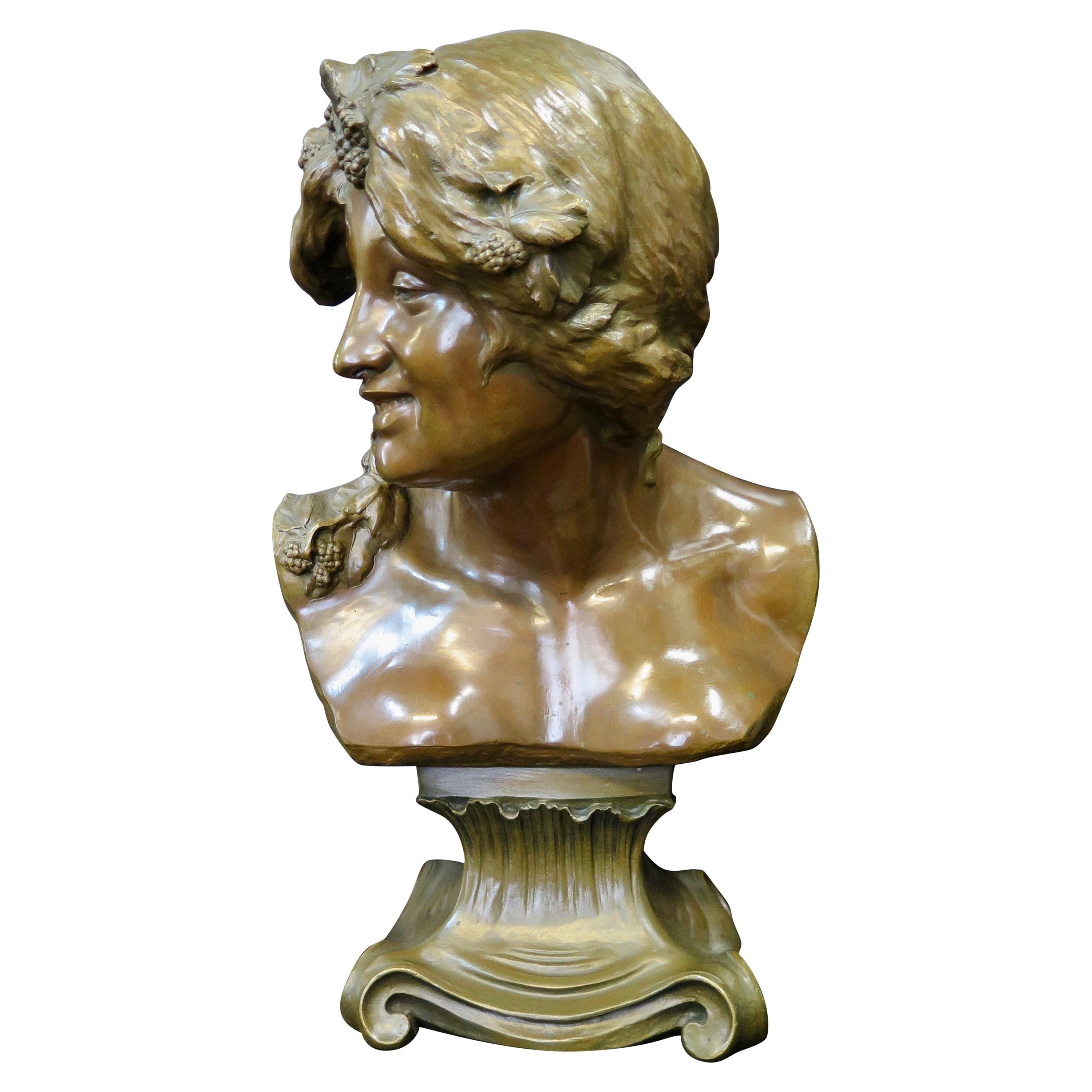 Early 20th Century Bronze by J. Rispal For Sale