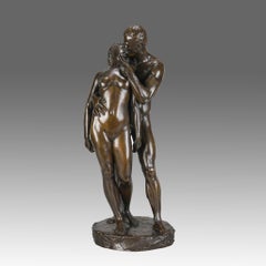 Early 20th Century Bronze entitled "The Lovers" by Ferdinand Lepke