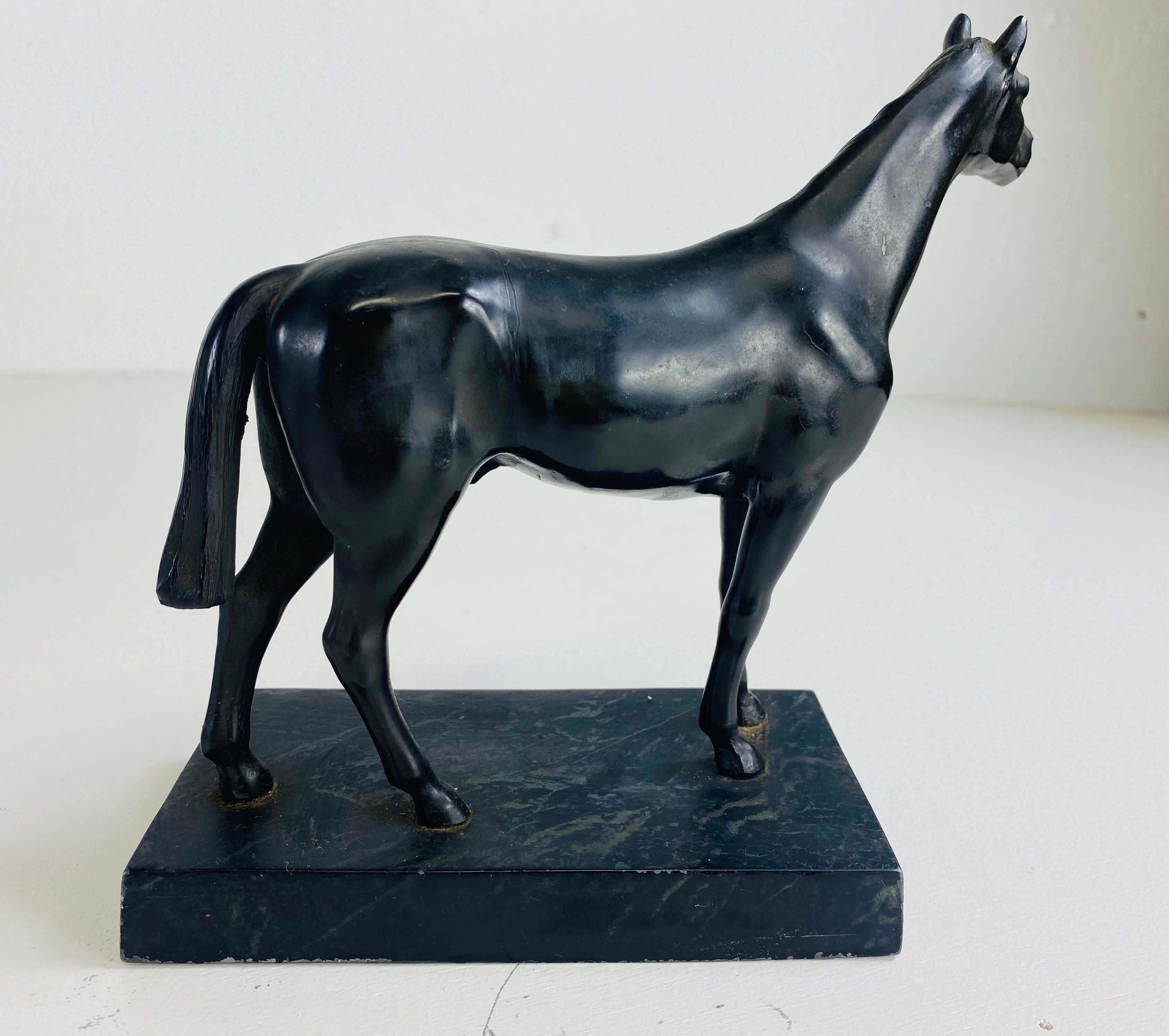 American Classical Early 20th century bronze equestrian horse sculpture. For Sale