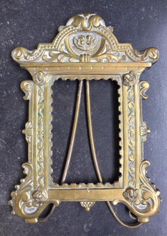 Early 20th Century Bronze Frame Decorative Golden Color