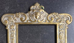 Early 20th Century Bronze Frame Decorative Golden Color