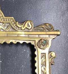 Early 20th Century Bronze Frame Decorative Golden Color