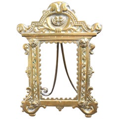 Early 20th Century Bronze Frame Decorative Golden Color