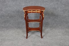 Early 20th Century Bronze Mounted Mahogany French Louis XV French End Table