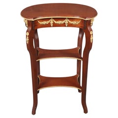 Early 20th Century Bronze Mounted Mahogany French Louis XV French End Table