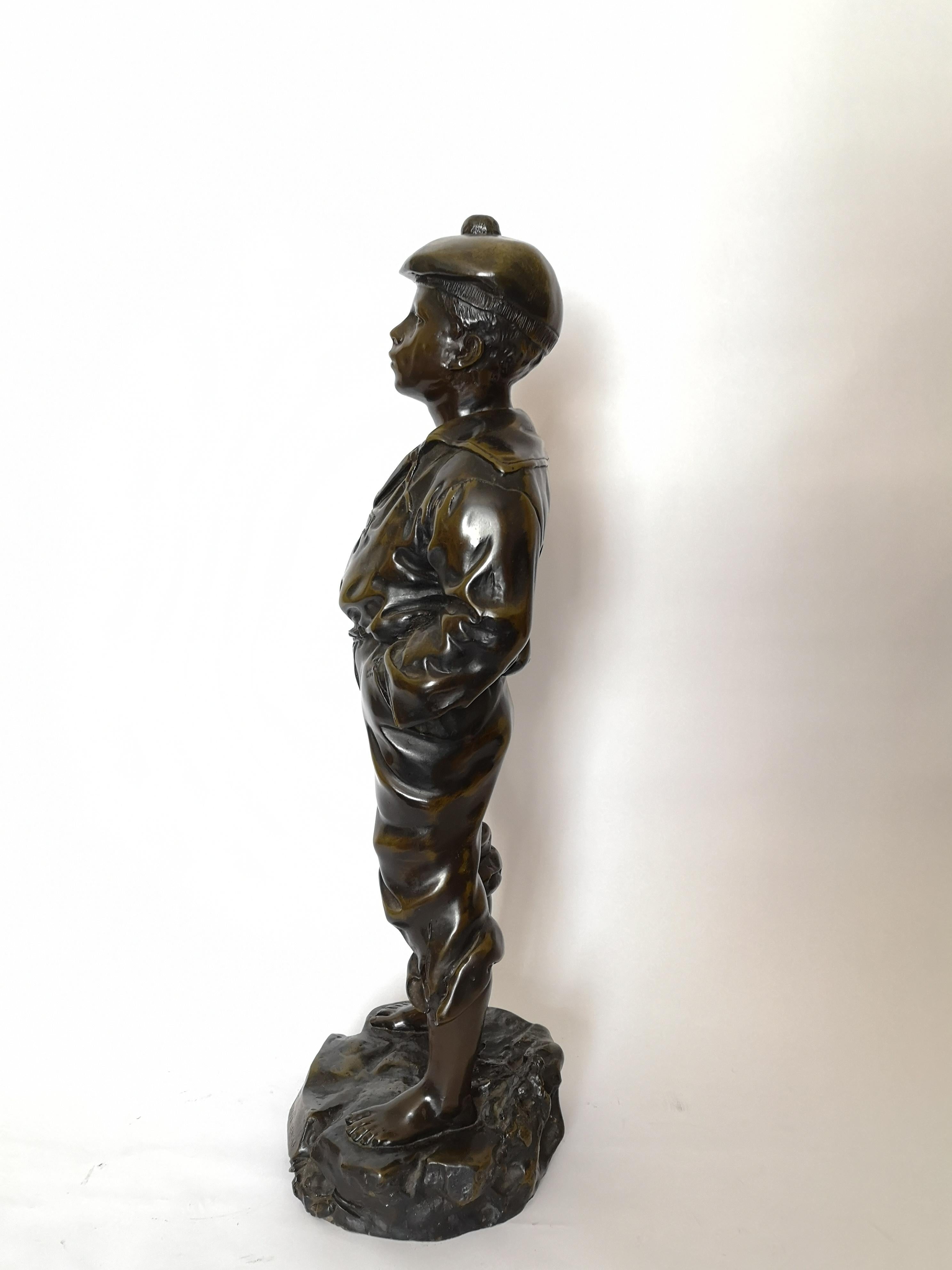 Early 20th Century Bronze of the Whistling Boy 1