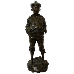 Early 20th Century Bronze of the Whistling Boy