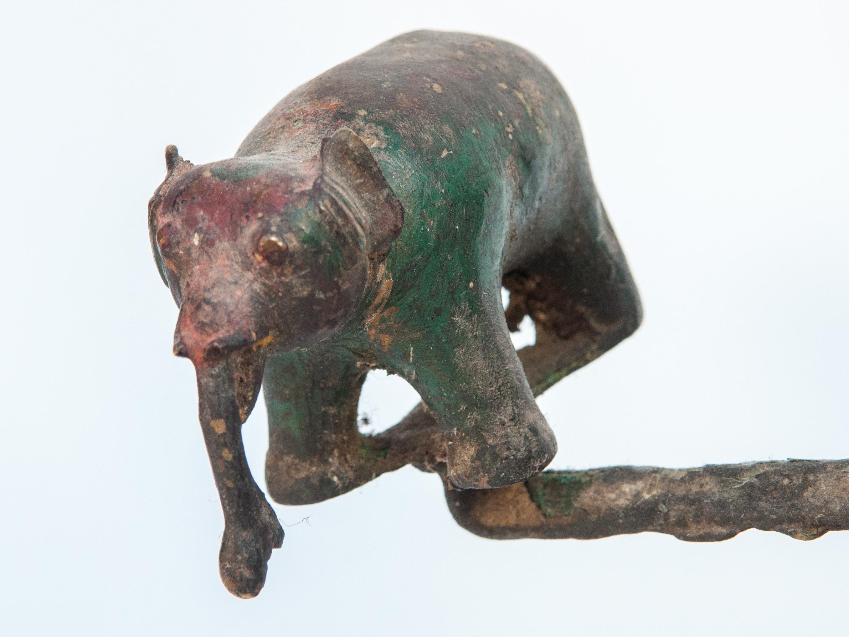 Early 20th Century Bronze Oil Lamp from South Nepal 6