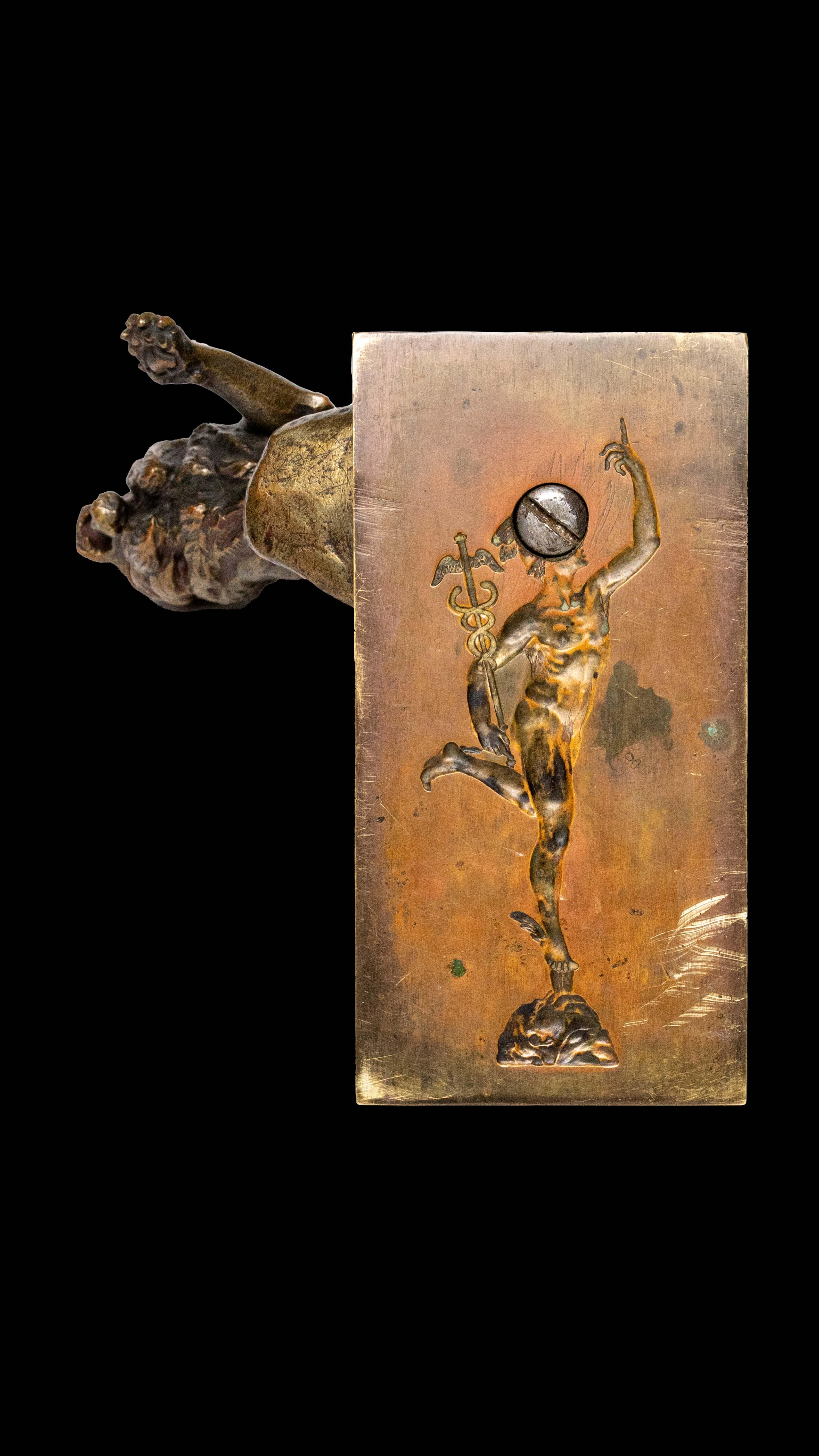 Early 20th Century Bronze Peugeot Lion Radiator Ornament by Maurice R. Marx In Excellent Condition In New York, NY