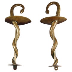 Early 20th Century Bronze Pharmacy Door Handles