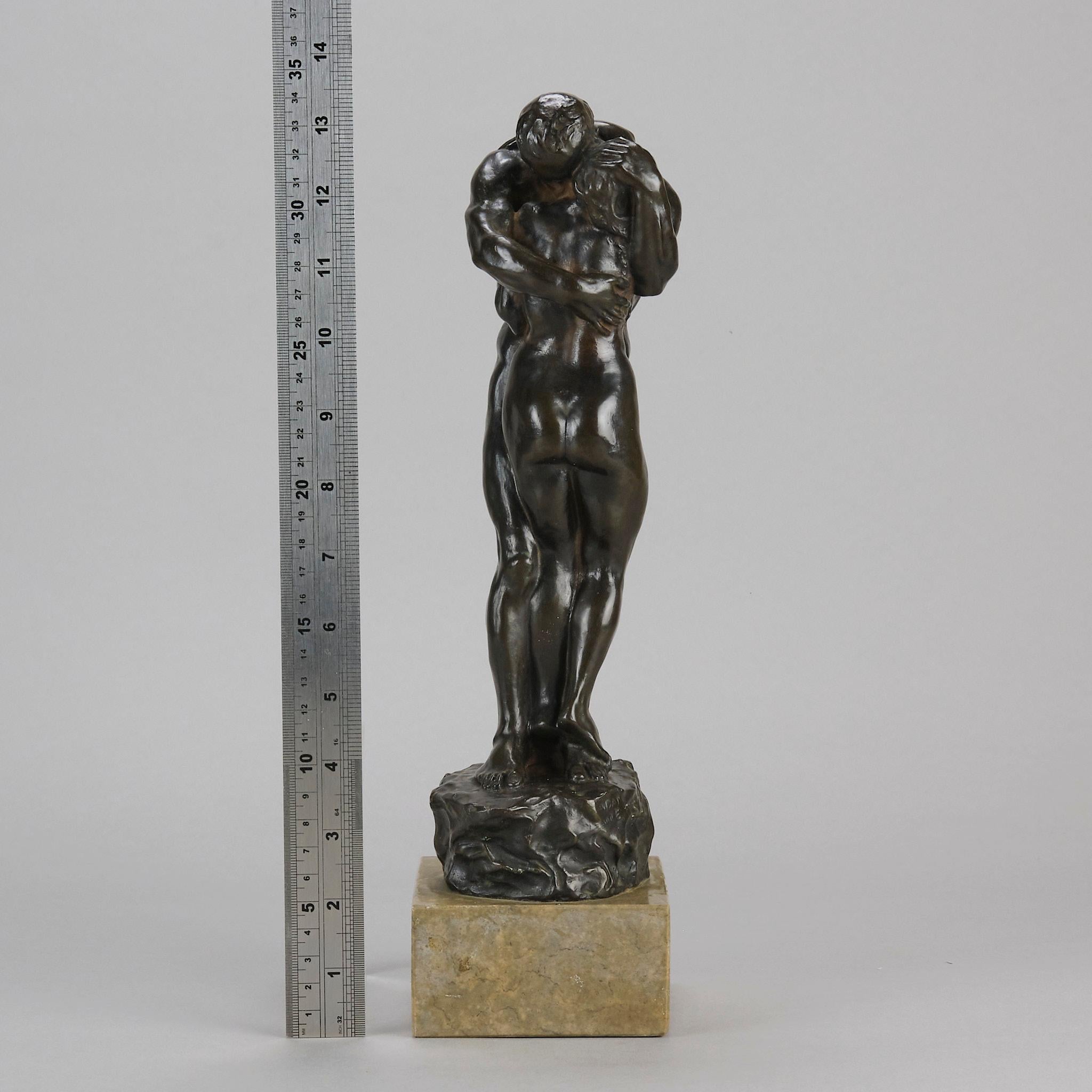 Sculpture en bronze du début du 20e siècle 