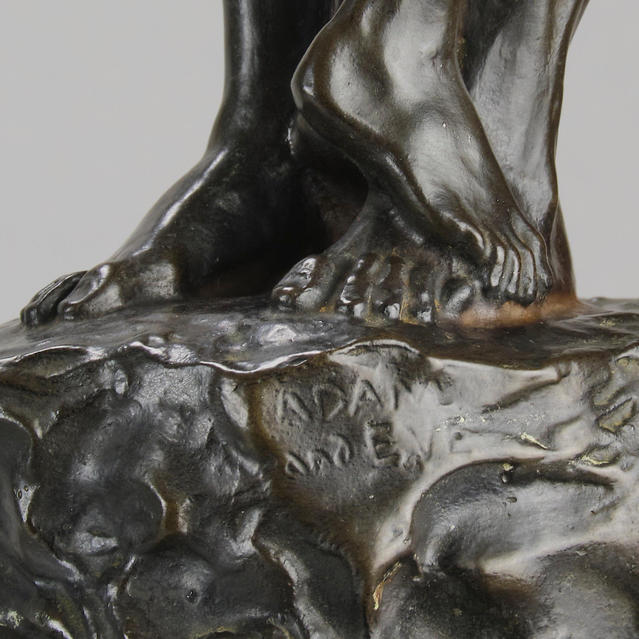 Sculpture en bronze du début du 20e siècle 