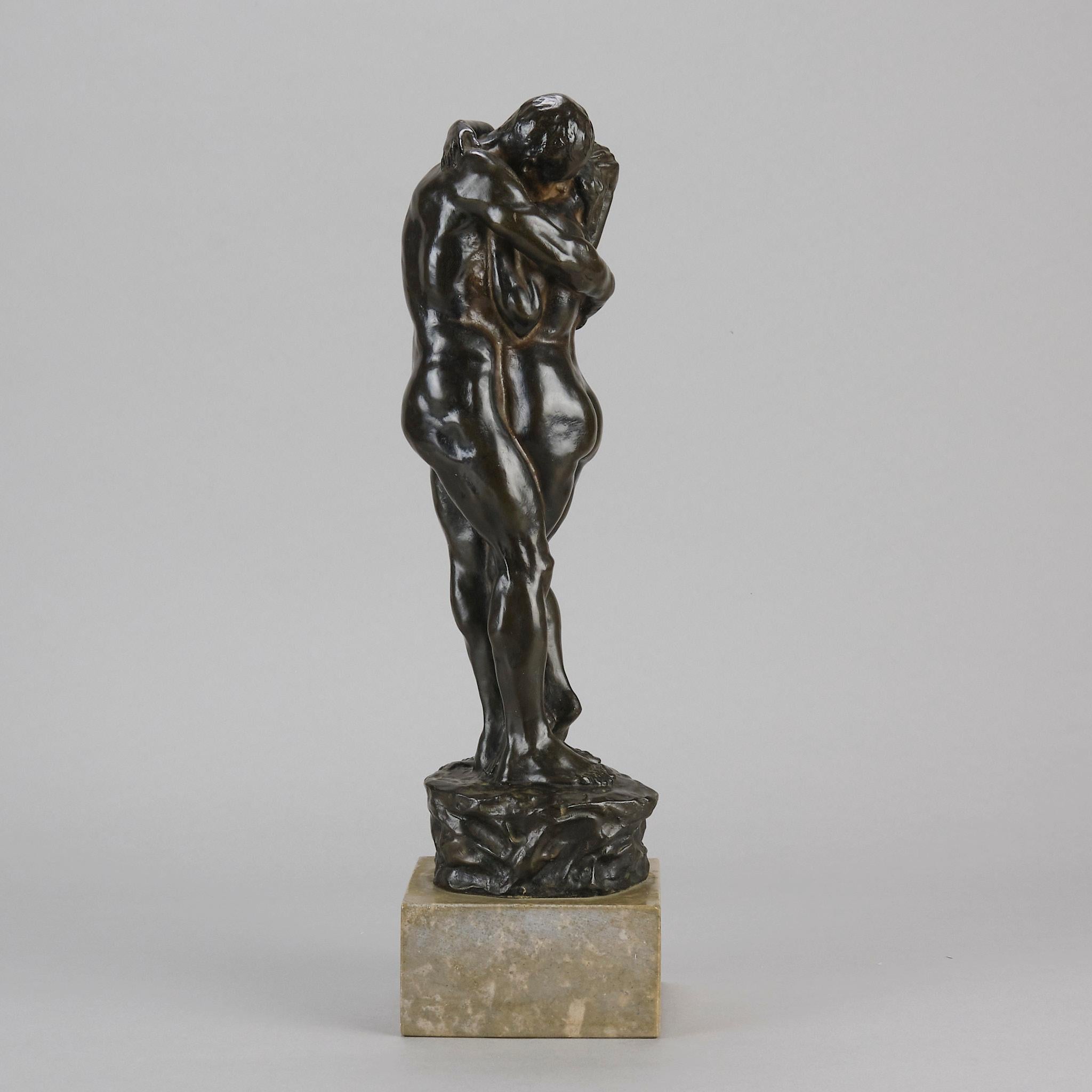 Moulage Sculpture en bronze du début du 20e siècle 