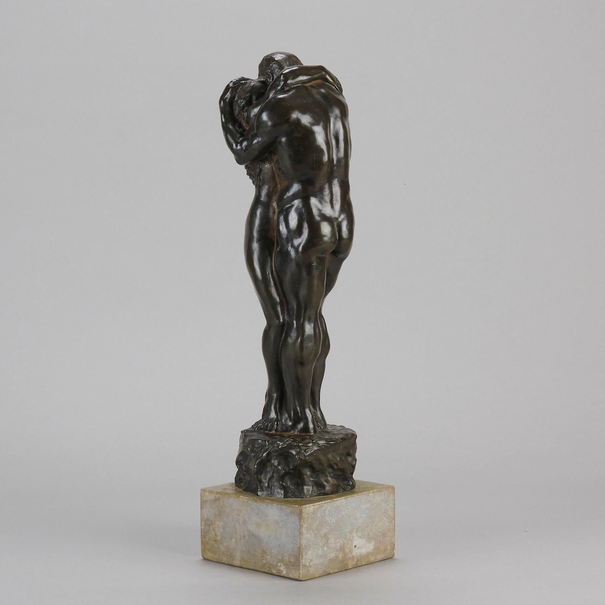 Bronze Sculpture en bronze du début du 20e siècle 