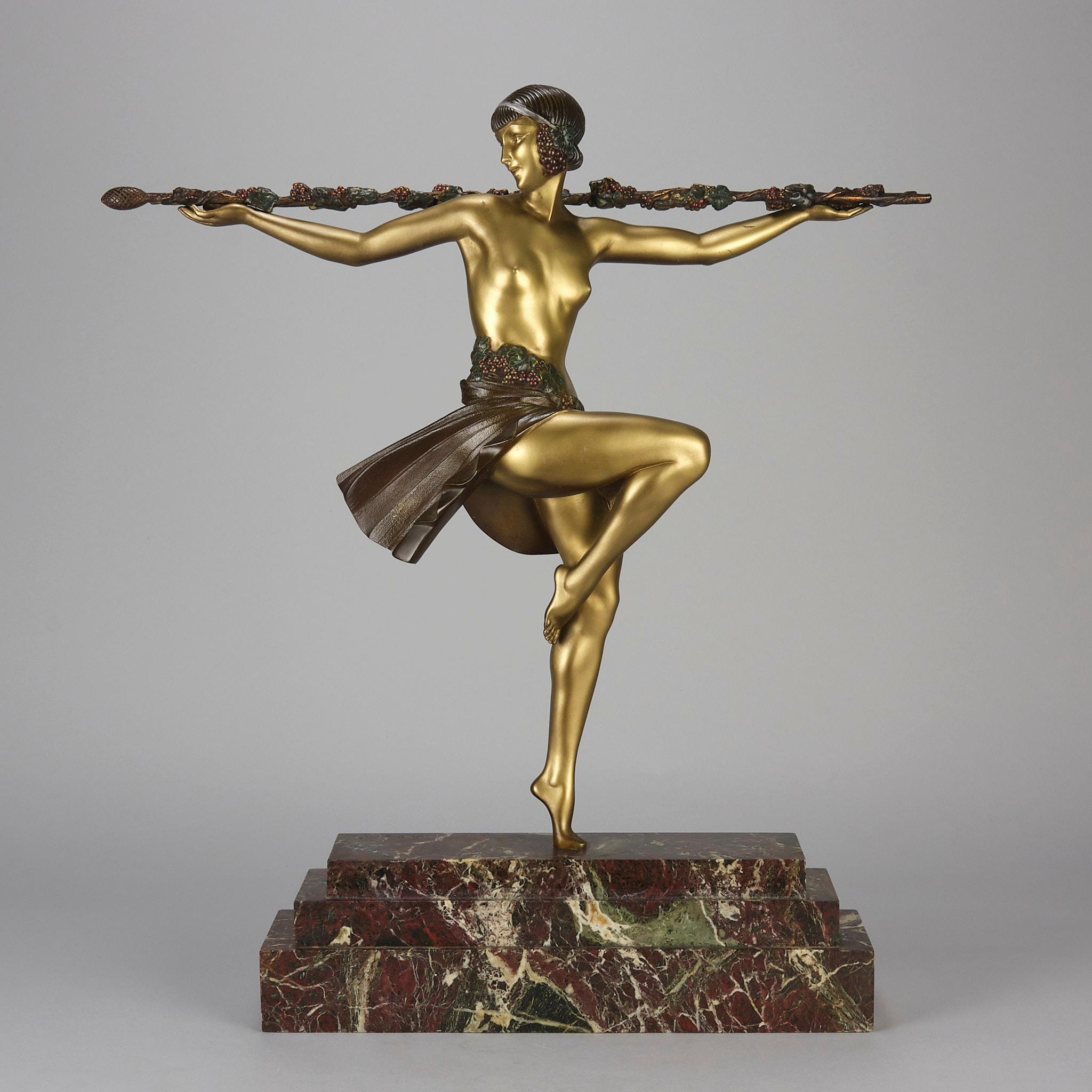 Art déco Sculpture en bronze du début du 20e siècle 