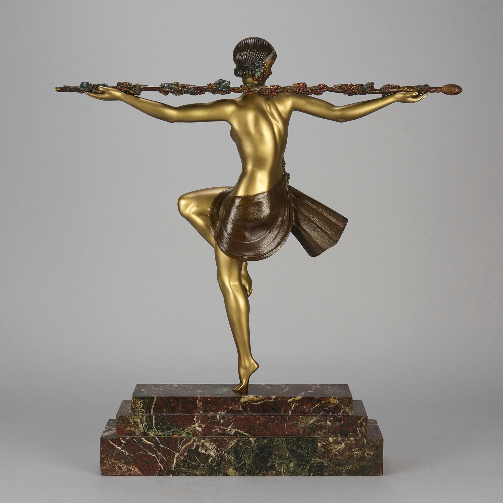 20ième siècle Sculpture en bronze du début du 20e siècle 