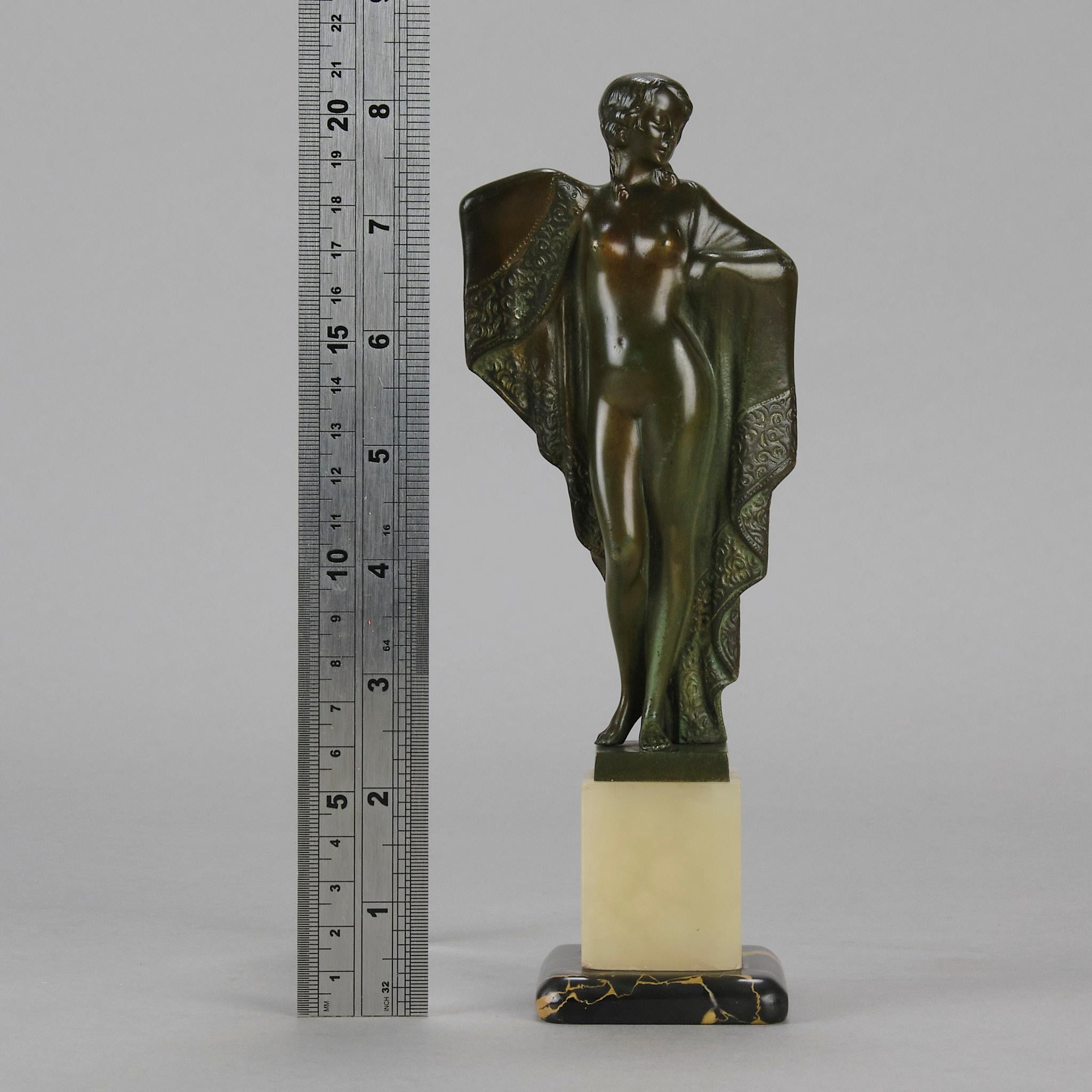 Sculpture en bronze du début du 20e siècle intitulée 