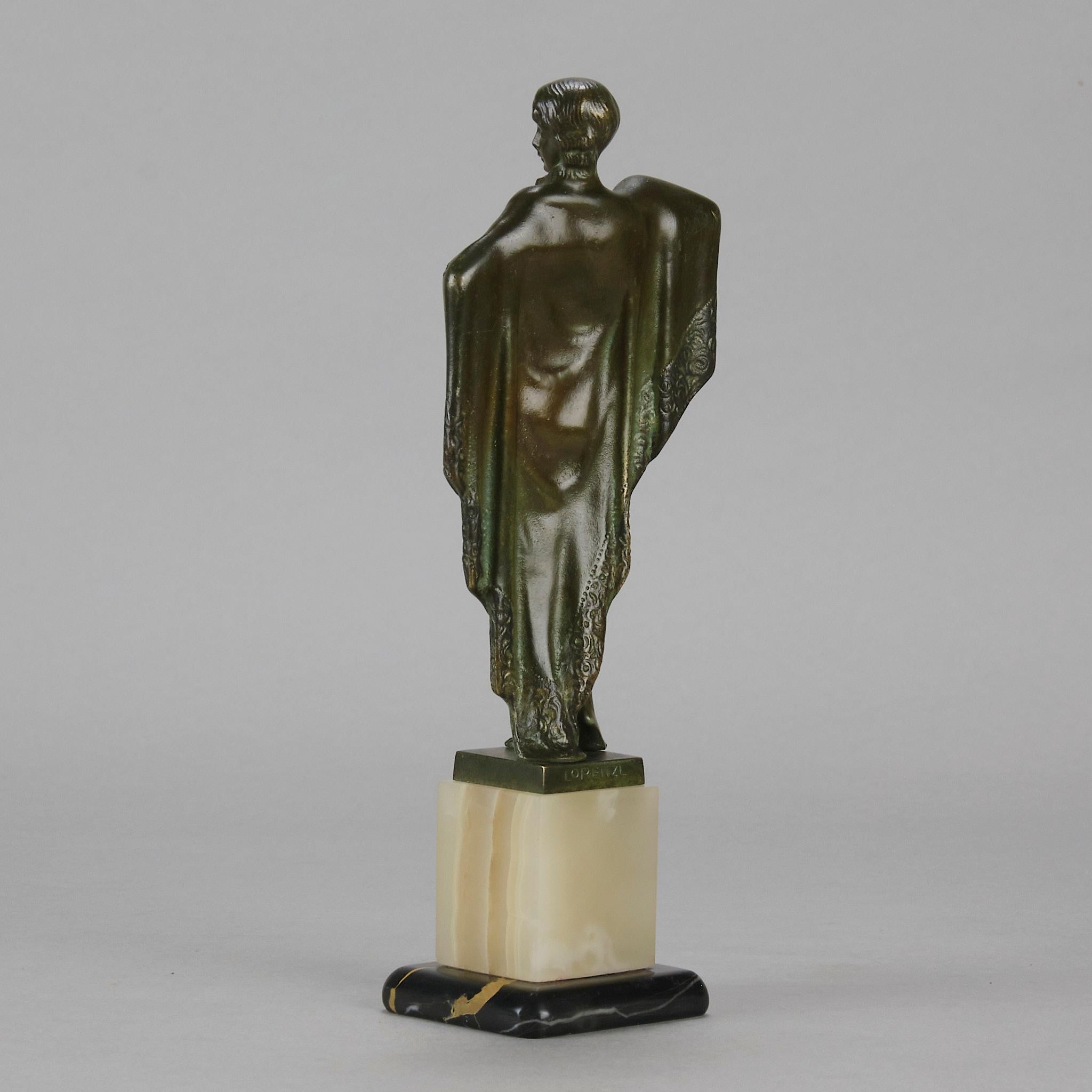 Bronze Sculpture en bronze du début du 20e siècle intitulée 