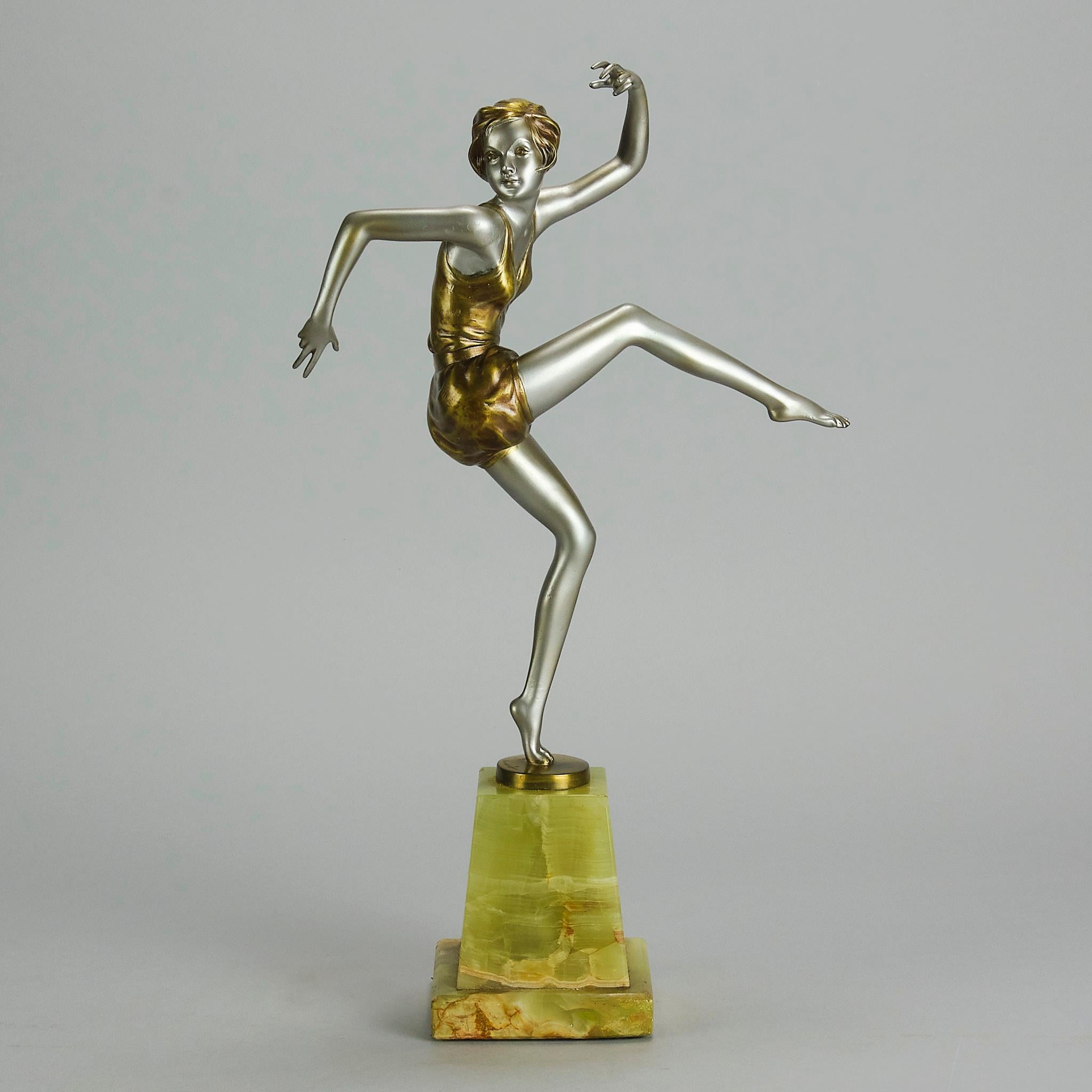 Art Deco Early 20th Century Bronze Sculpture entitled 