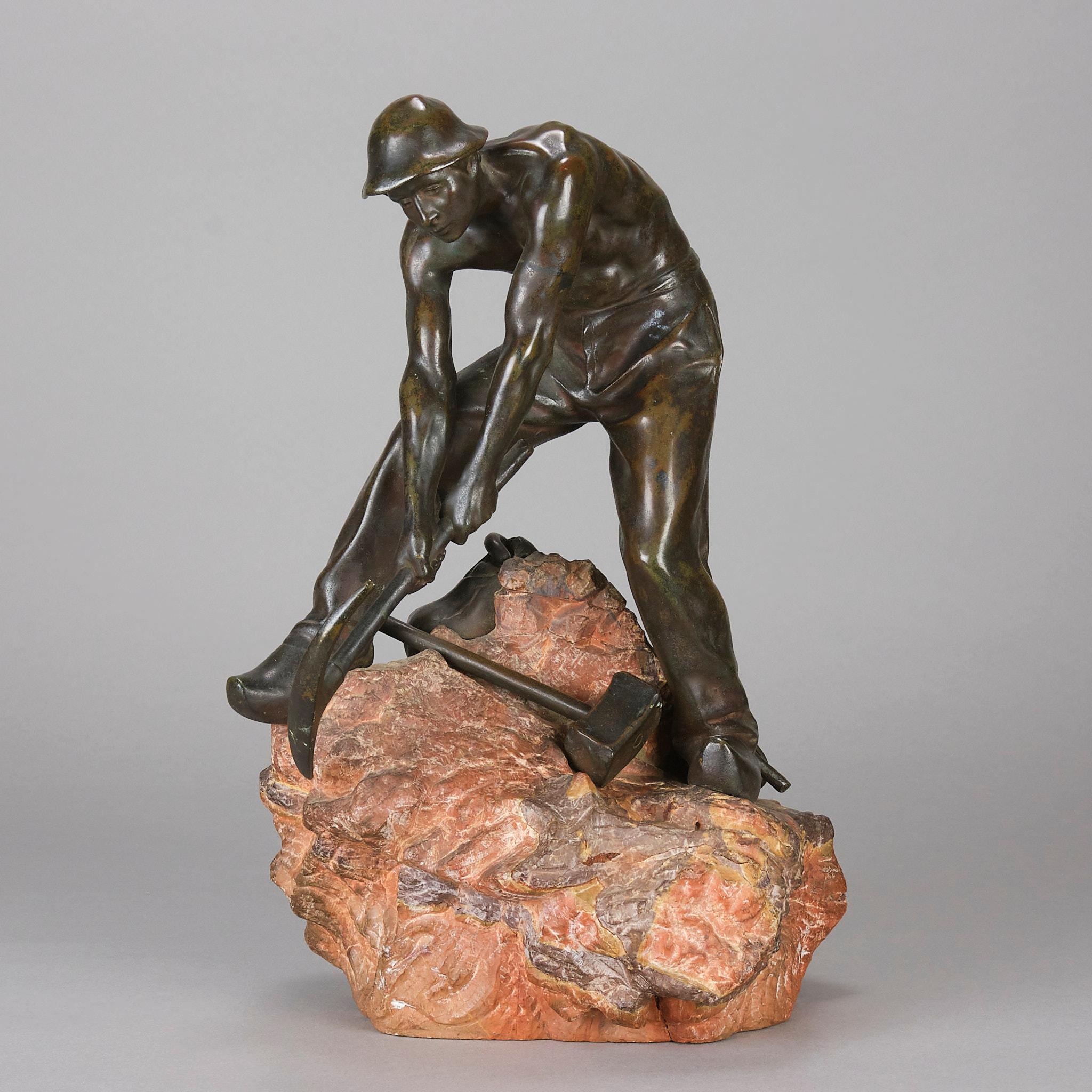 French Early 20th Century Bronze Sculpture entitled 