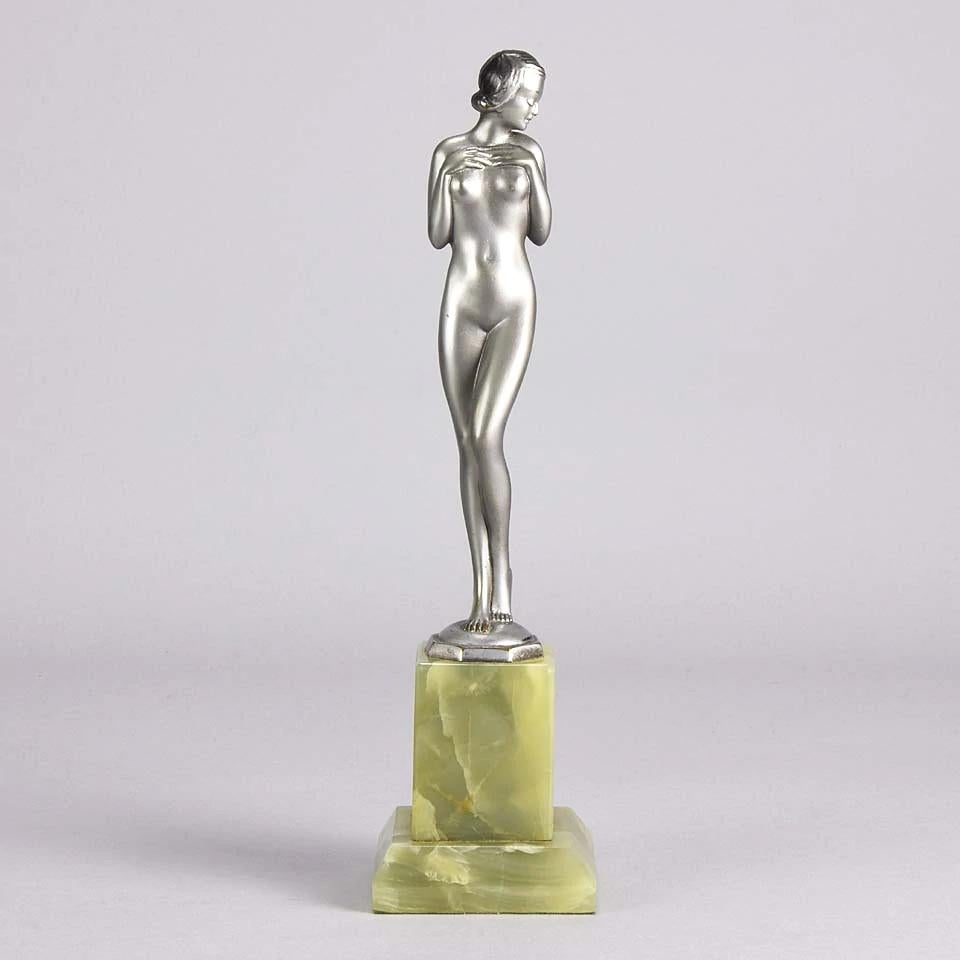 Art Deco Early 20th Century Bronze Sculpture entitled 