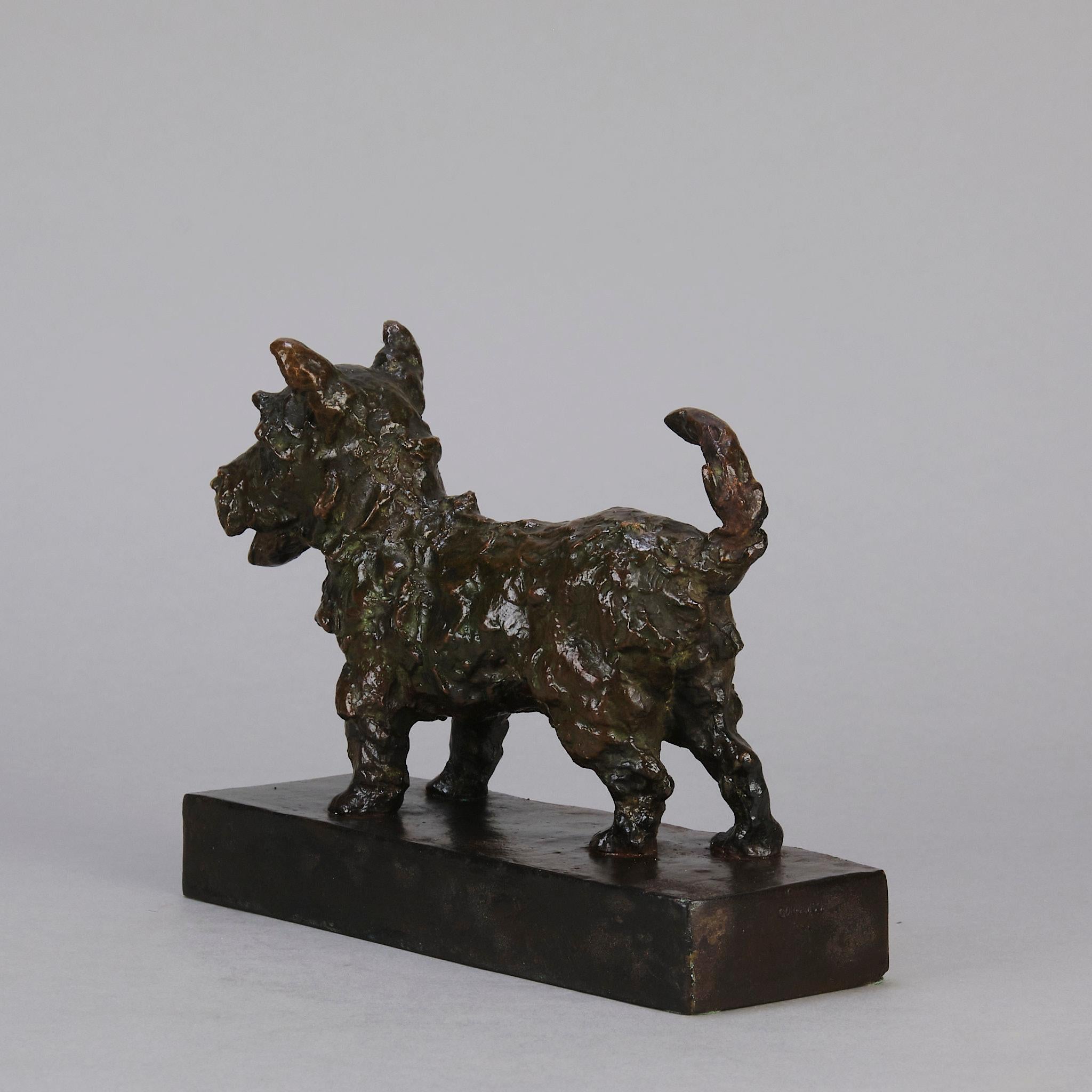 Scultura in bronzo dei primi del Novecento intitolata 
