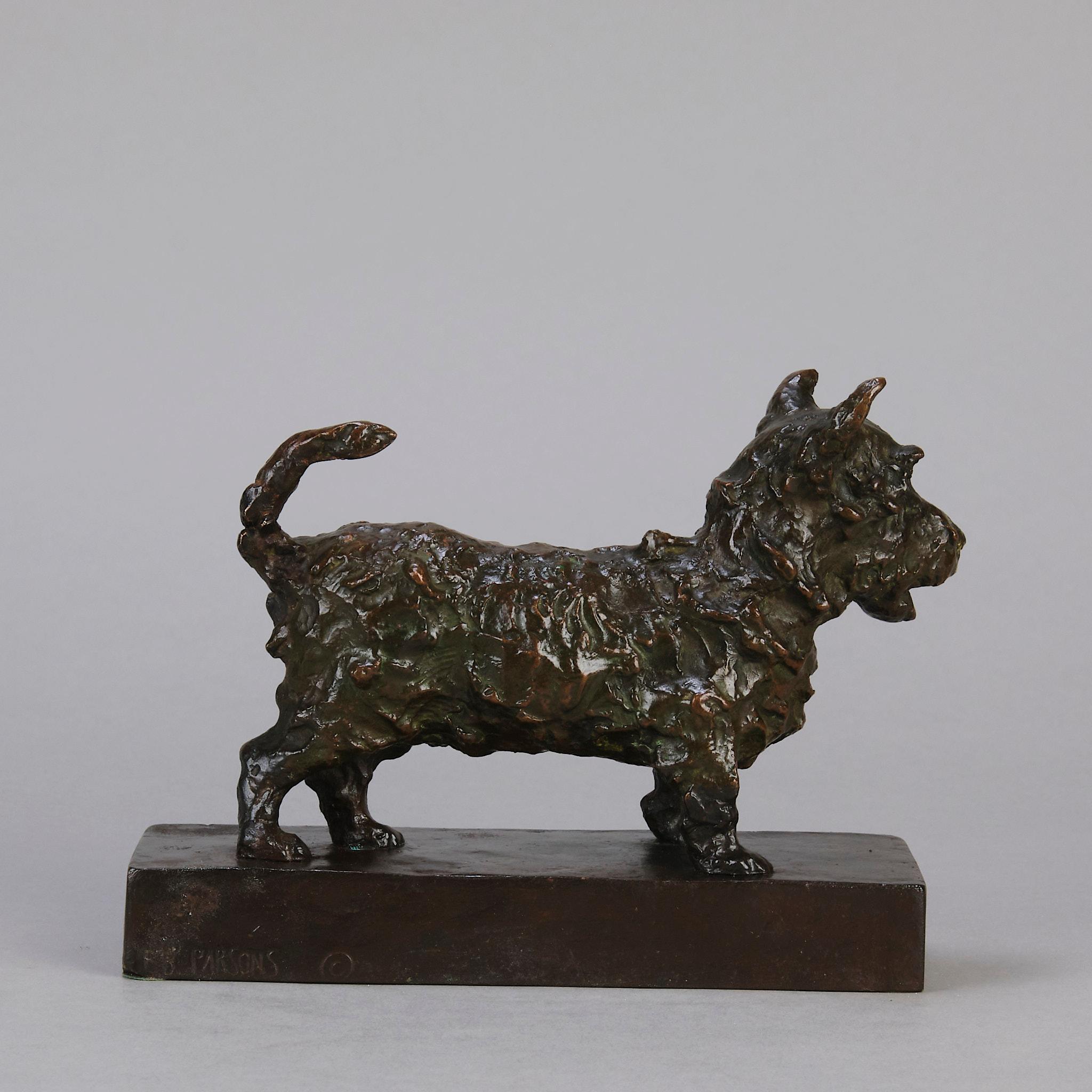 XX secolo Scultura in bronzo dei primi del Novecento intitolata 