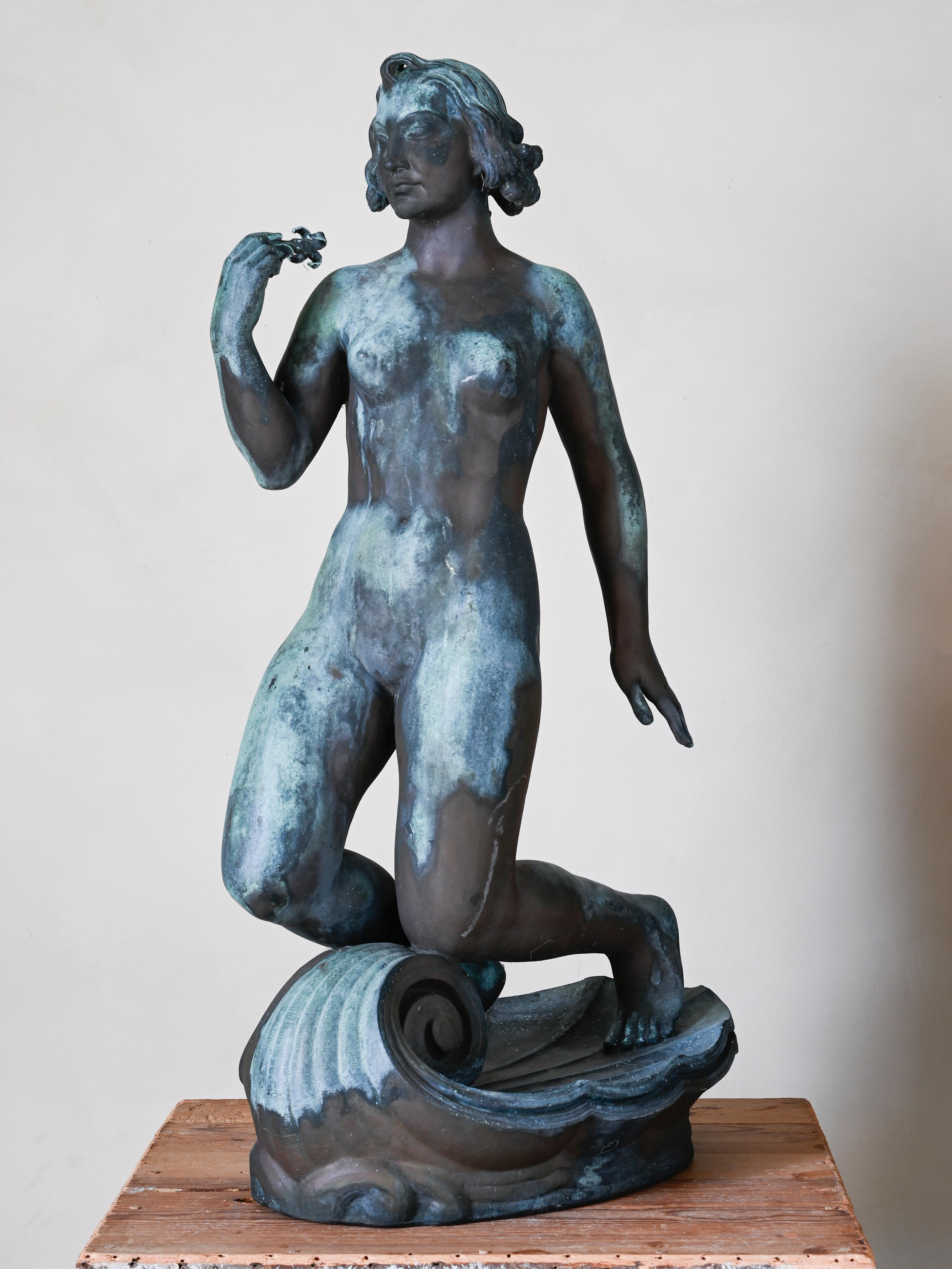 Early 20th Century Bronze Sculpture In Good Condition In Mjöhult, SE